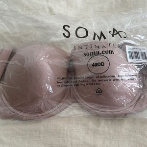 Soma Strapless Convertible Bra in Dusty Pink- New